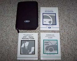 2000 Ford Excursion Owner's Manual Set