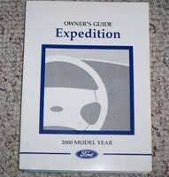 2000 Ford Expedition Owner Operator User Guide Manual