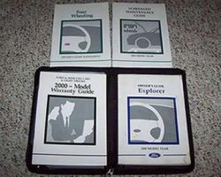 2000 Ford Explorer Owner's Manual Set