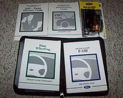 2000 Ford F-150 Truck Owner Operator User Guide Manual Set