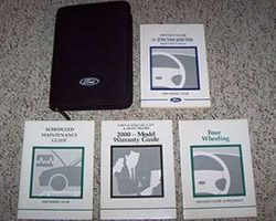 2000 Ford F-250, F-350, F-450 & F-550 Super Duty Owner's Manual Set