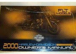 2000 Harley Davidson FLT Models Owner's Manual