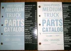 2000 Ford Medium Duty Truck Parts Catalog Text & Illustrations