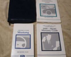 2000 Ford Mustang Owner's Manual Set