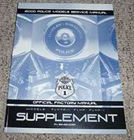 2000 Harley Davidson FLHT-I, FLHP & FLHP-I Police Models Service Manual Supplement