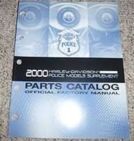 2000 Harley Davidson Police Models Parts Catalog Supplement