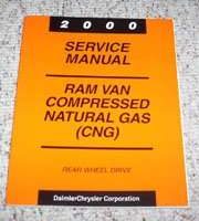 2000 Dodge Ram Van Compressed Natural Gas Shop Service Repair Manual Supplement