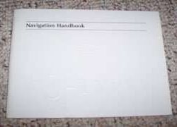 2000 Jaguar S-Type Navigation System Owner's Operator Manual User Guide
