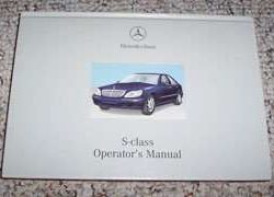 2000 Mercedes Benz S430 & S500 S-Class Owner's Operator Manual User Guide