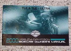 2000 Harley Davidson TLE & TLE-Ultra Sidecar Models Owner's Manual