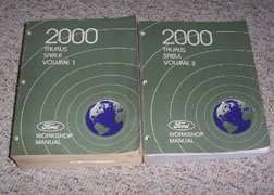 2000 Ford Taurus Shop Service Repair Manual