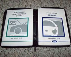 2000 Ford Taurus Owner's Manual Set