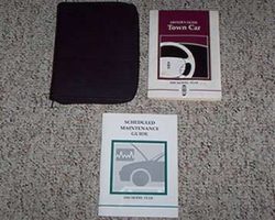 2000 Lincoln Town Car Owner's Operator Manual User Guide Set