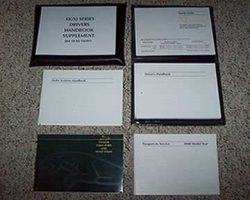 2000 Jaguar XJ Series Owner's Operator Manual User Guide Set