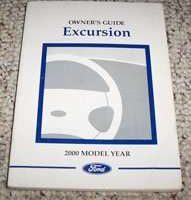 2000 Ford Excursion Owner's Manual