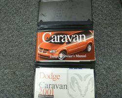 2001 Dodge Caravan & Grand Caravan Owner's Operator Manual User Guide Set