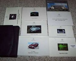2001 Mercedes Benz C240 & C320 C-Class Owner's Operator Manual User Guide Set