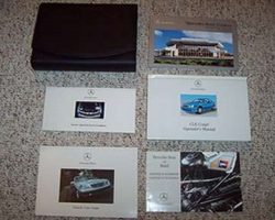 2001 Mercedes Benz CLK430 & CLK55 Coupe CLK-Class Owner's Operator Manual User Guide Set