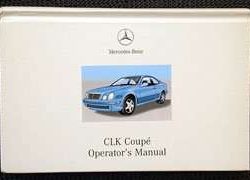 2001 Mercedes Benz CLK430 & CLK55 Coupe CLK-Class Owner's Operator Manual User Guide