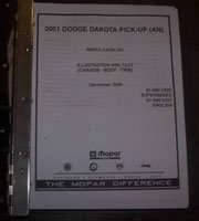 2001 Dodge Dakota Mopar Parts Catalog Manual Binder