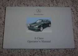 2001 Mercedes Benz E320 Wagon E-Class Owner's Operator Manual User Guide