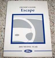 2001 Ford Escape Owner's Manual
