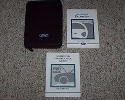 2001 Ford Excursion Owner Operator User Guide Manual Set