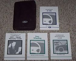 2001 Ford F-150 Truck Owner's Manual Set