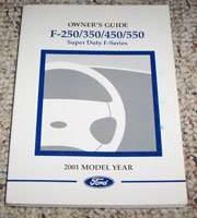 2001 Ford F-550 Super Duty Truck Owner's Manual