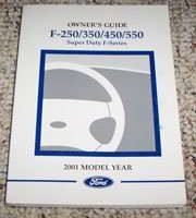 2001 Ford F-250, F-350, F-450 & F-550 Super Duty Owner's Manual