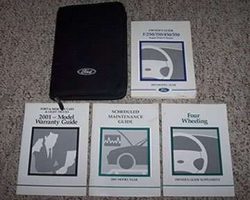 2001 Ford F-550 Super Duty Truck Owner's Manual Set