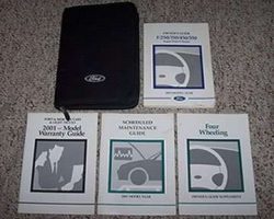 2001 Ford F-250 Super Duty Truck Owner Operator User Guide Manual Set