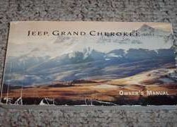 2001 Jeep Grand Cherokee Owner's Operator Manual User Guide