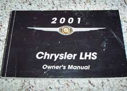 2001 Chrysler LHS Owner's Operator Manual User Guide