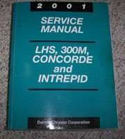 2001 Chrysler LHS, 300M & Concorde Shop Service Repair Manual