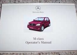 2002 Mercedes Benz ML320, ML430 & ML55 M-Class Owner's Operator Manual User Guide
