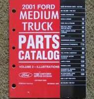 2001 Ford F-750 Medium Duty Truck Parts Catalog Illustrations