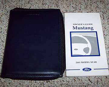 2001 Ford Mustang Owner's Manual Set