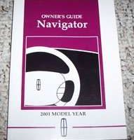 2001 Lincoln Navigator Owner's Operator Manual User Guide