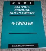 2001 Chrylser PT Cruiser Shop Service Repair Manual Supplement