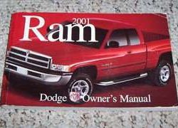 2001 Dodge Ram Truck Owner's Operator Manual User Guide