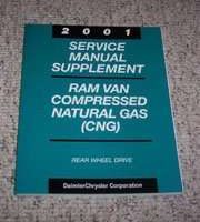 2001 Dodge Ram Van Shop Service Repair Manual Supplement