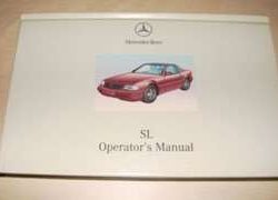 2001 Mercedes Benz SL500 & SL600 SL-Class Owner's Operator Manual User Guide