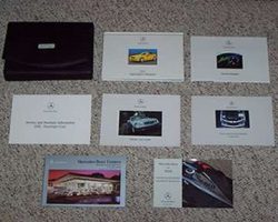 2001 Mercedes Benz SLK230 & SLK320 SLK-Class Owner's Operator Manual User Guide Set