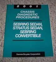 2001 Chrysler Sebring Sedan & Convertible Chassis Diagnostic Procedures Manual