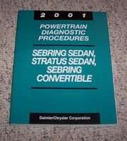 2001 Chrysler Sebring Sedan & Convertible Powertrain Diagnostic Procedures Manual