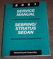 2001 Chrysler Sebring Sedan Shop Service Repair Manual