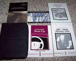 2001 Lincoln Town Car Owner's Operator Manual User Guide Set