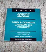 2001 Dodge Caravan Shop Service Repair Manual CD