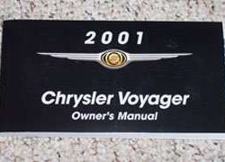 2001 Chrysler Voyager Owner's Operator Manual User Guide